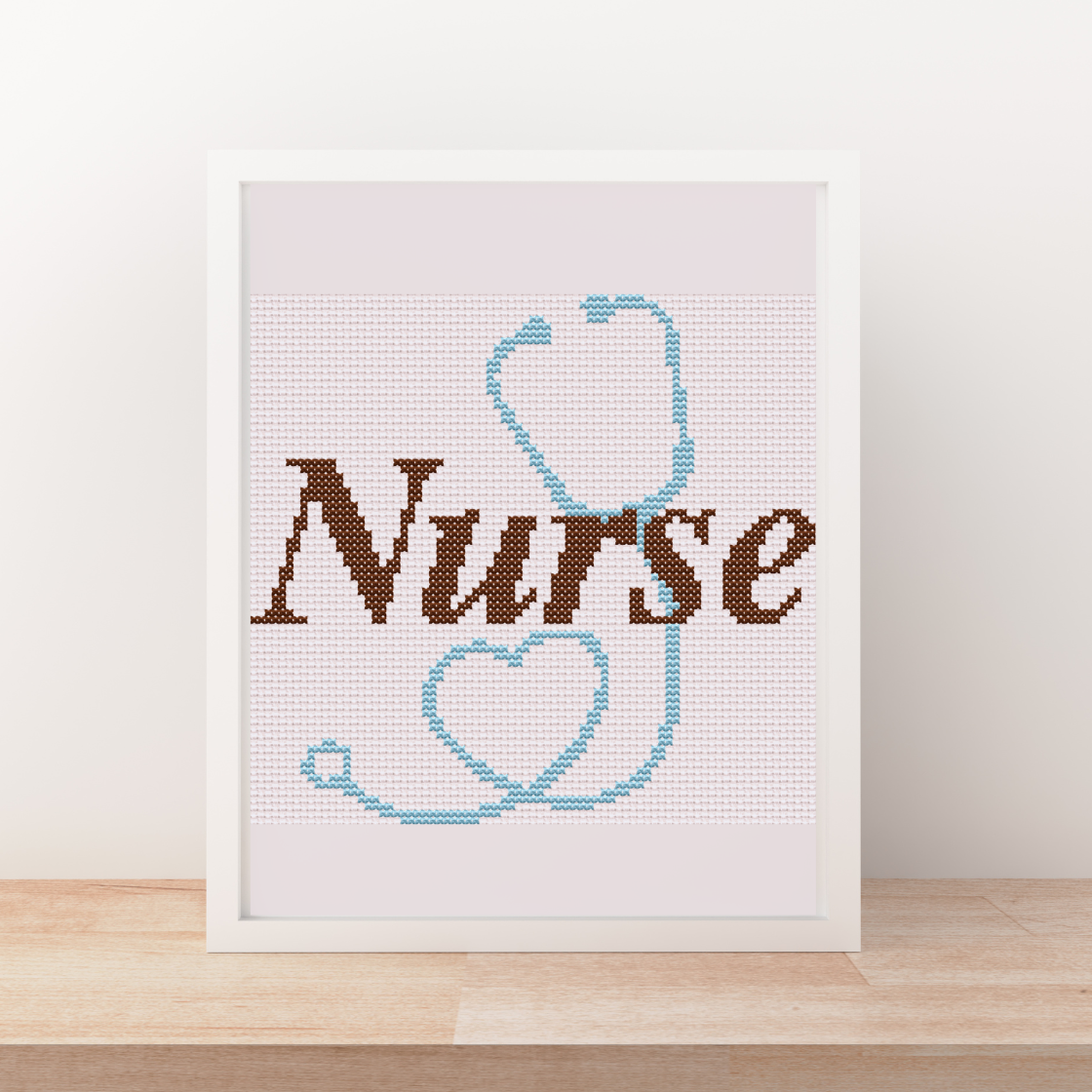 Nurse Love Cross Stitch Instant Download Pattern